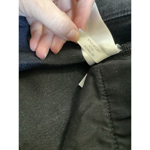 J. Crew Black Slim Straight Jeans ‘96 High Waist Comfort 33 - Picture 7 of 7